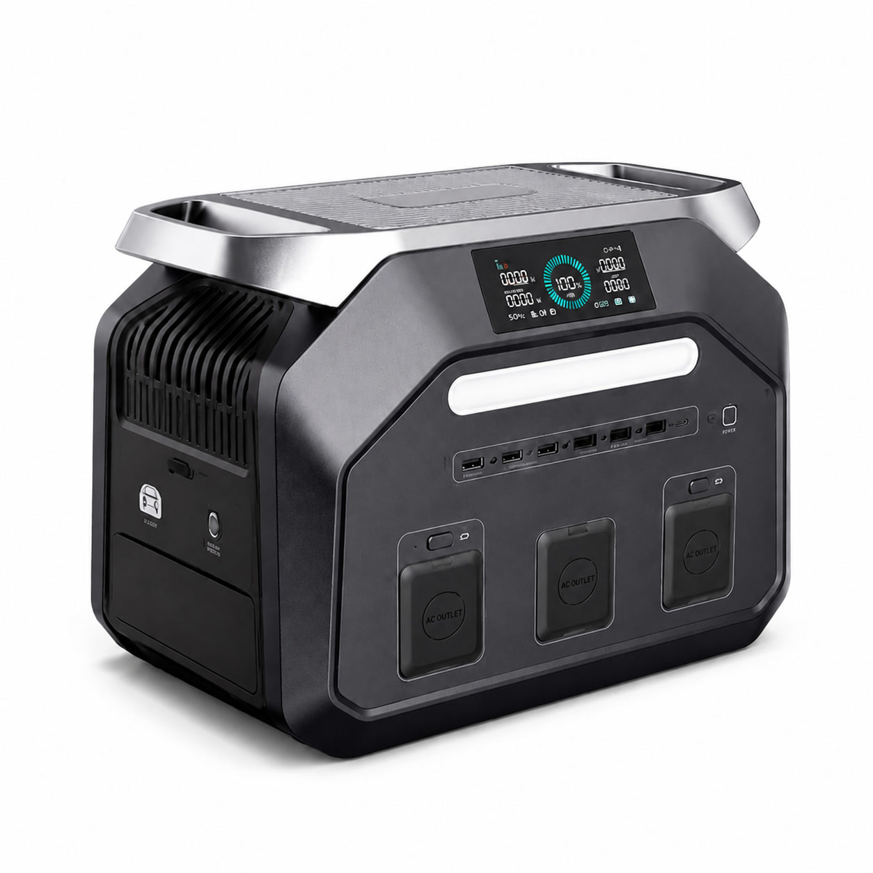 P1800 portable power station front view